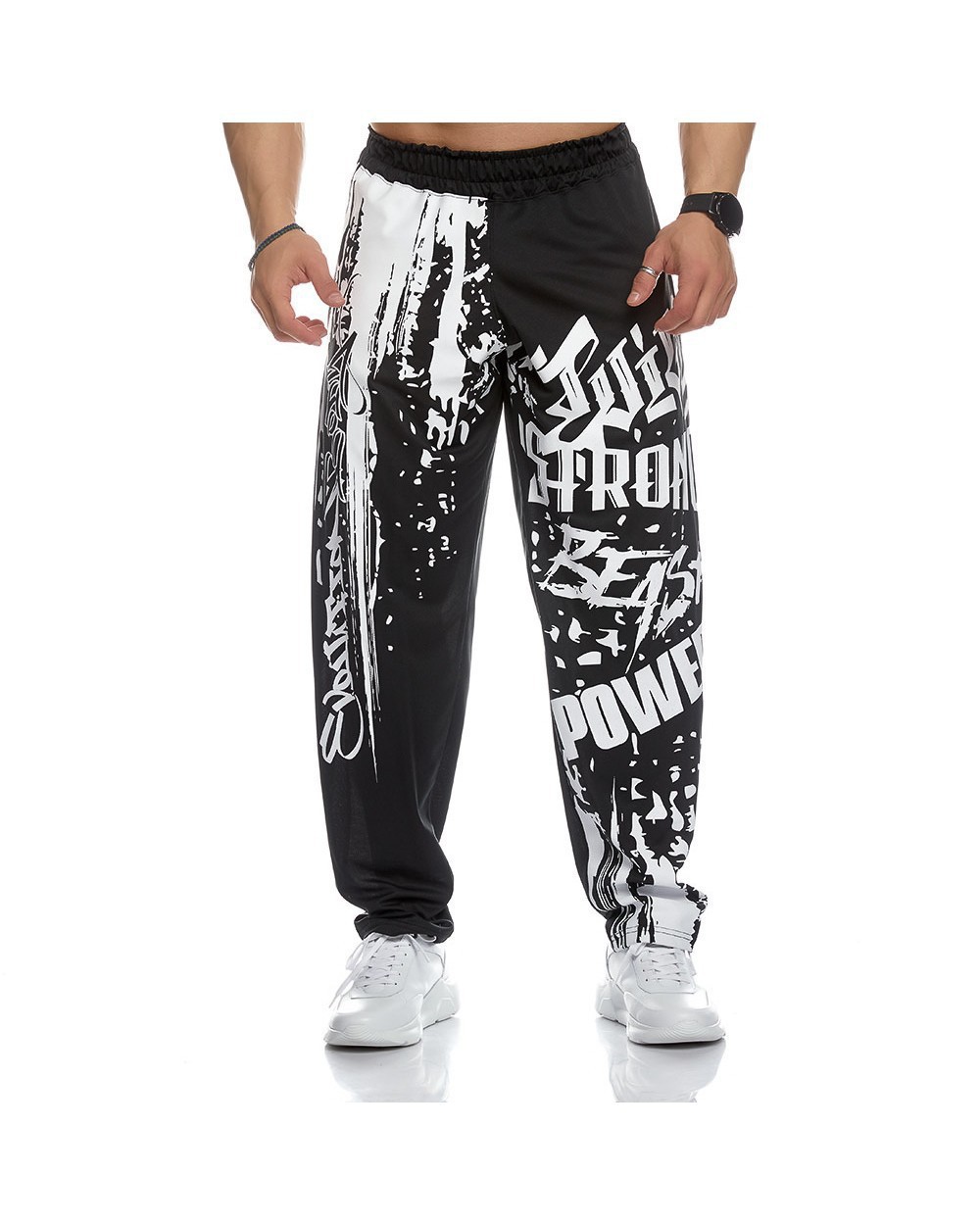 product-Customized Mens Jersey Wide Length Pants Subilmation Logo Printing Pants-Ruiteng-img