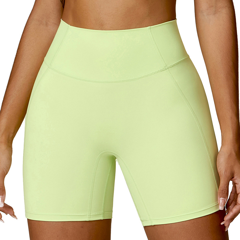 product-Womens Yoga Wear Butt Lifting Nylon Tight Short-Ruiteng-img