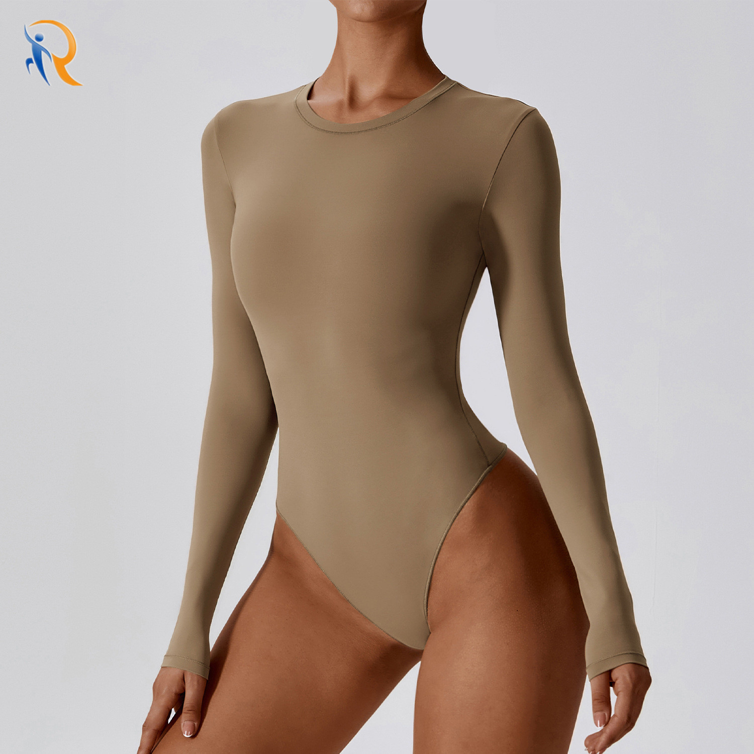 Womens Bodyshape Wear Long Sleeved Tight Bodysuit