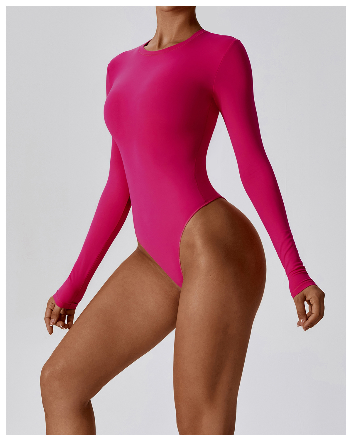 product-Womens Bodyshape Wear Long Sleeved Tight Bodysuit-Ruiteng-img