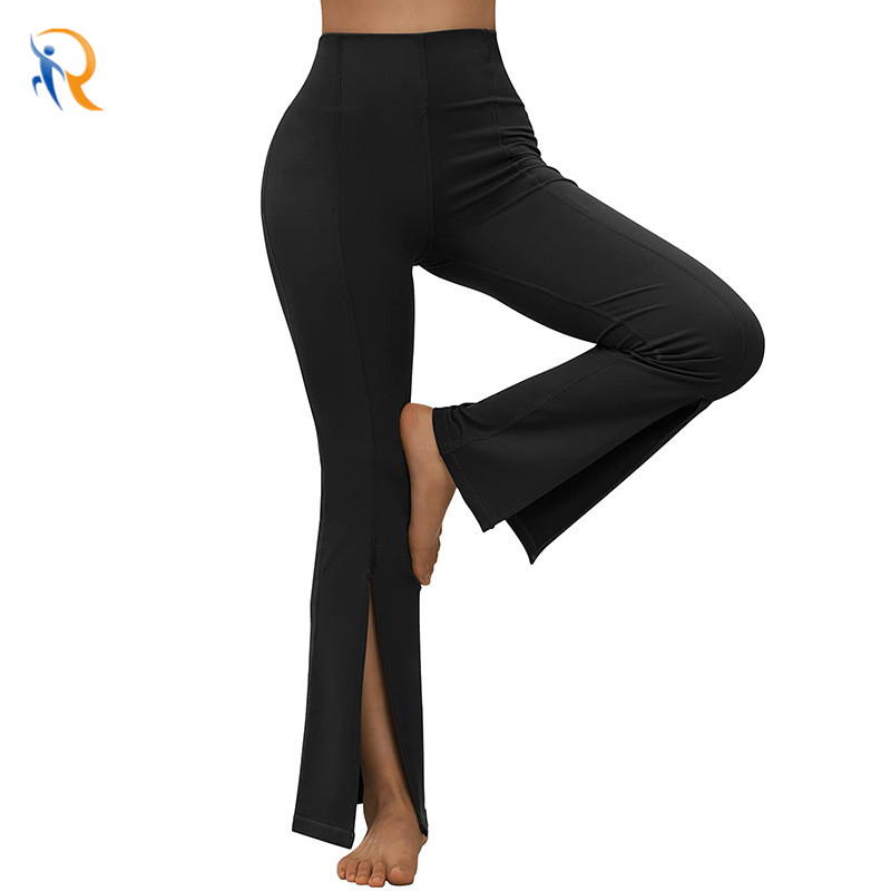 product-Ruiteng-Womens Gymwear High Waist Legging Yoga Legging Spare Hem Split Hem Pants Leggings-im