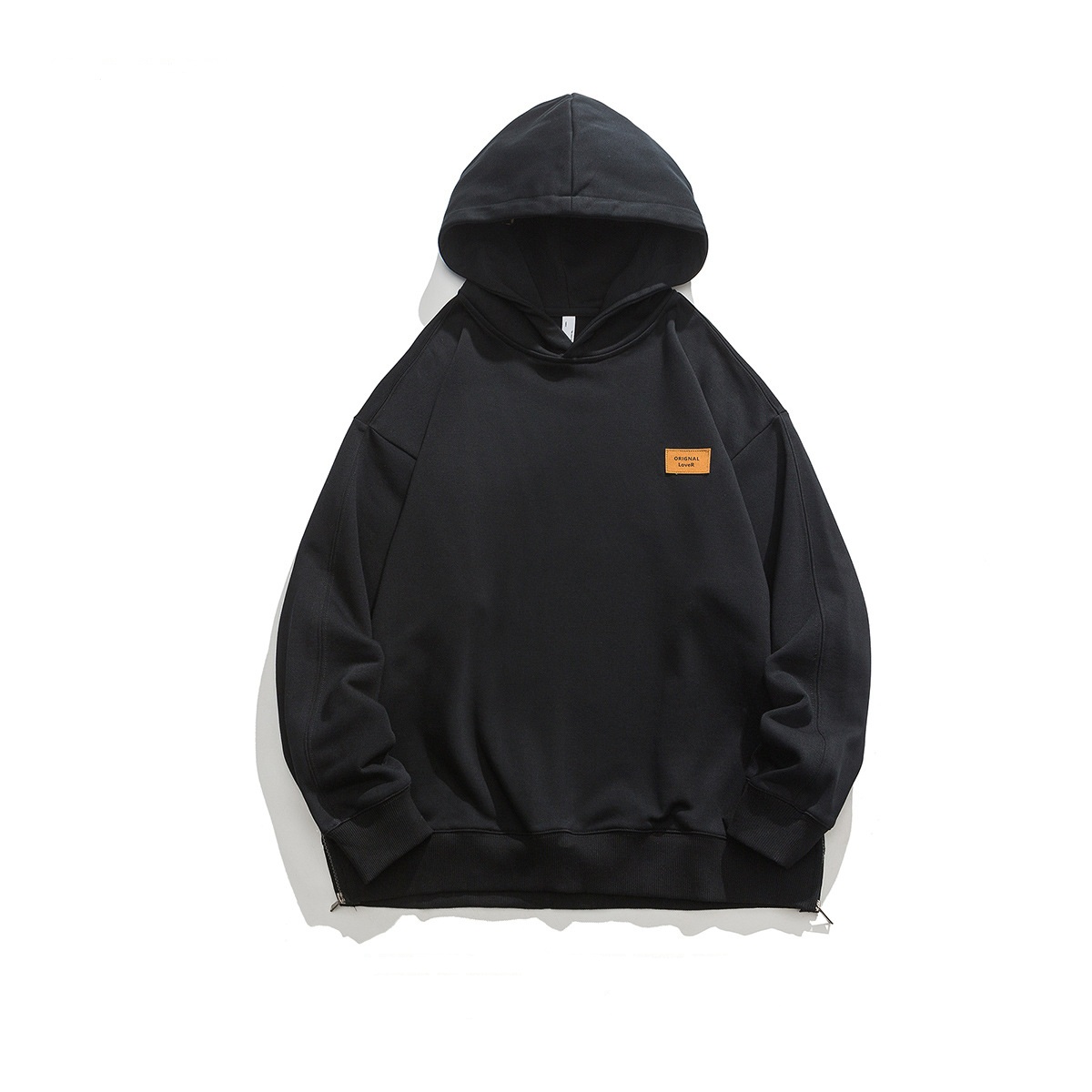 product-Mens Sports and Casual Style Hoods Side Slip With Zips Hoodie Custom Logo Hoodie-Ruiteng-img