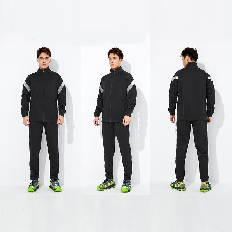 product-Ruiteng-Mens Uniform Runing Clothes Set Training Tracksuit Set Custom Logo Tracksuit Set-img