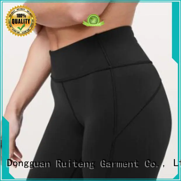 Ruiteng top quality black sports leggings from China for walk
