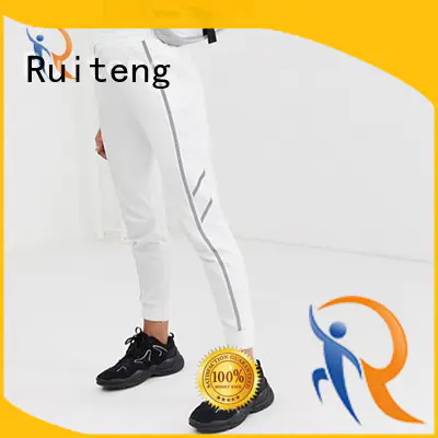 Ruiteng stripe slim joggers from China for gym