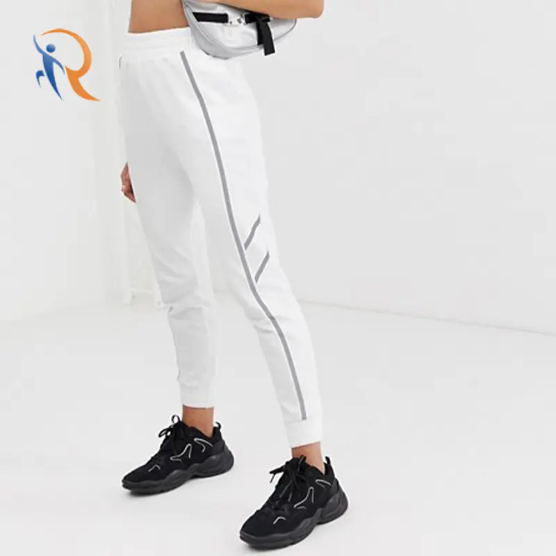 womens unique tracksuit sport jogger with reflective tape RTC 20