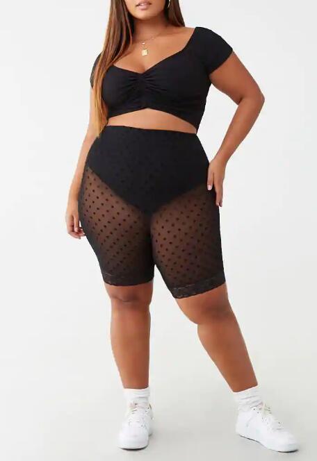 Fat ladies mesh sexy shorts RTM-294