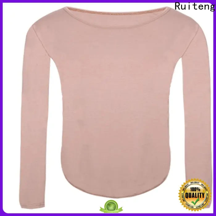 Ruiteng ladies gym shirts from China for sports