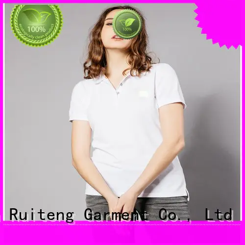 Ruiteng shirred polo tee shirts supplier for gym