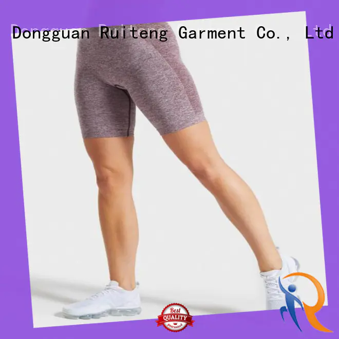 Ruiteng top quality striped shorts womens company for sports