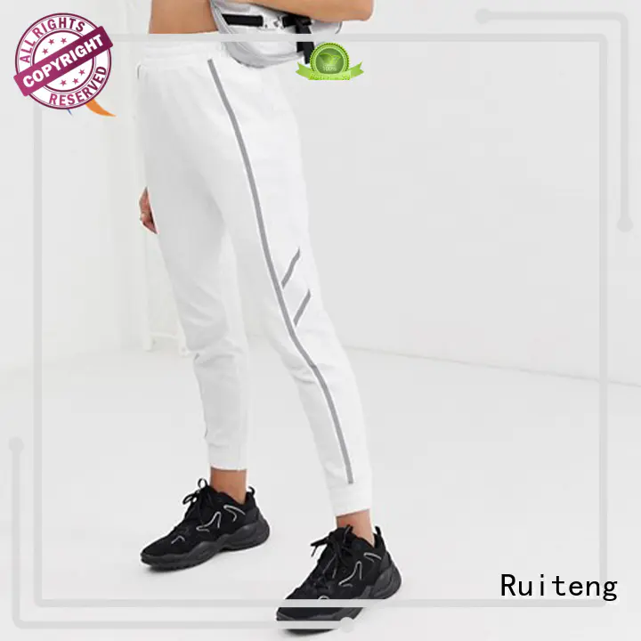 womens unique tracksuit sport jogger with reflective tape RTC 20