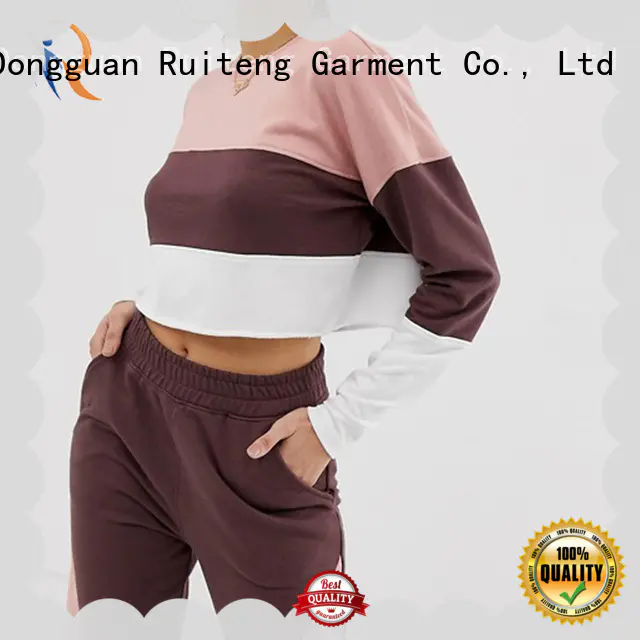 cropped fashion hoodies rtc12 for outdoor Ruiteng