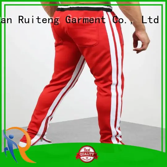 Custom mens black jogger pants Suppliers for gym