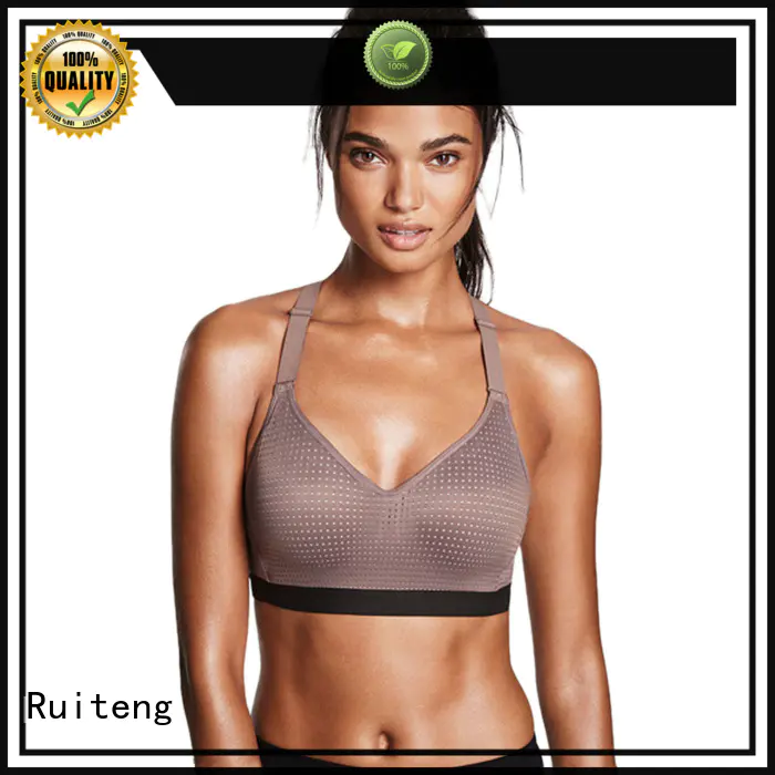 quality active womens Ruiteng Brand good sports bras manufacture