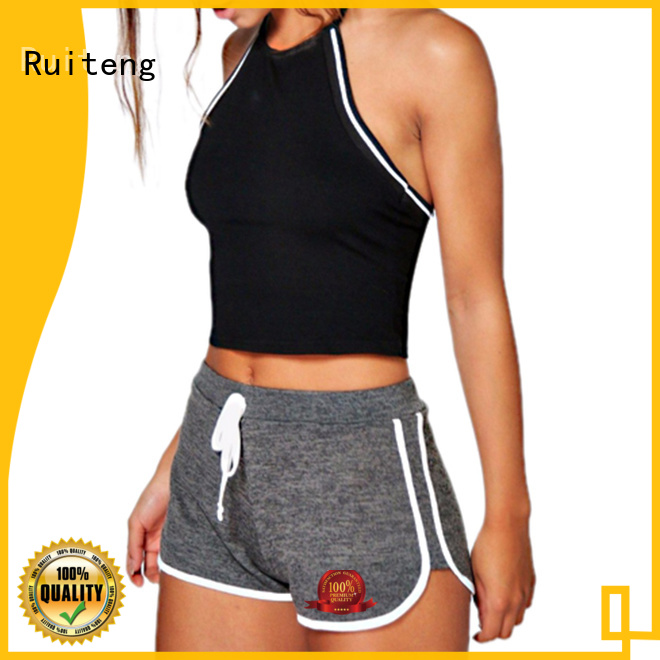 colorful cotton gym shorts design for running