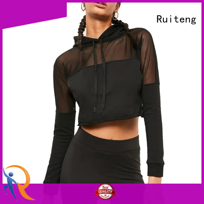hot selling ladies zip up hoodies supplier for sports Ruiteng