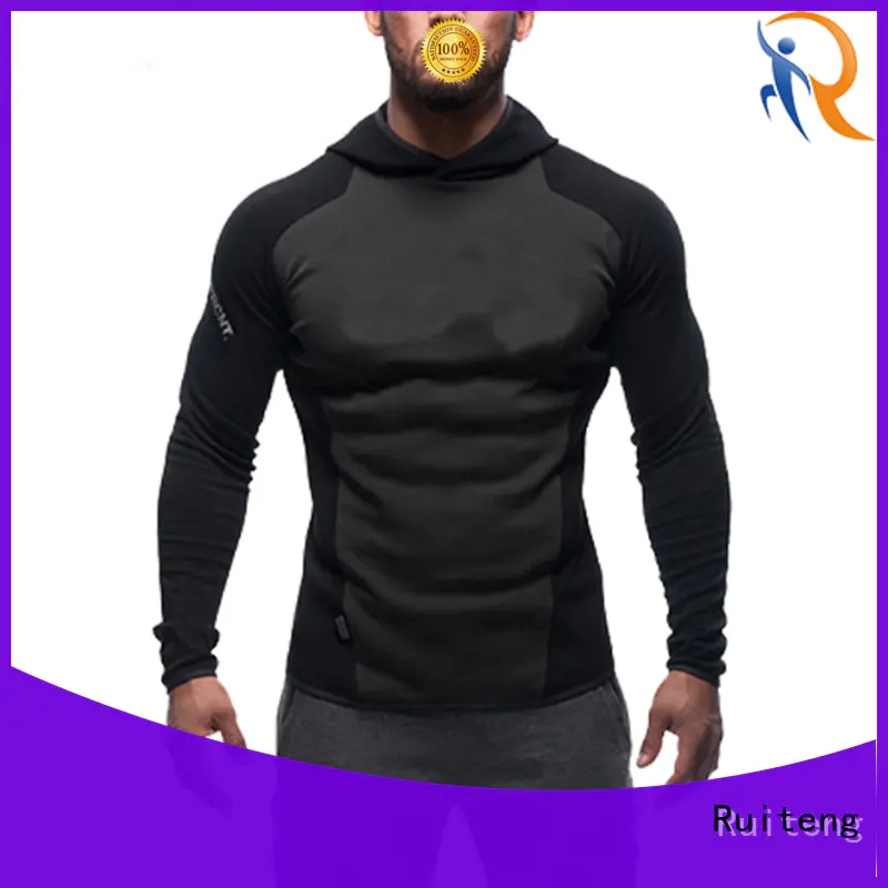 mens fashion hoodies personalized for gym Ruiteng