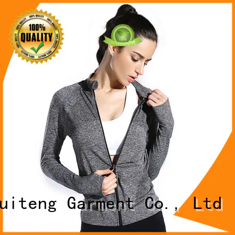 bodycon fashion hoodies supplier for running Ruiteng