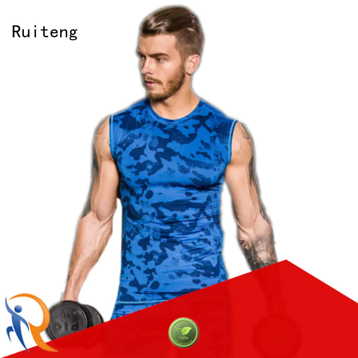 Ruiteng cropped mens tank tops cheap blank for indoor