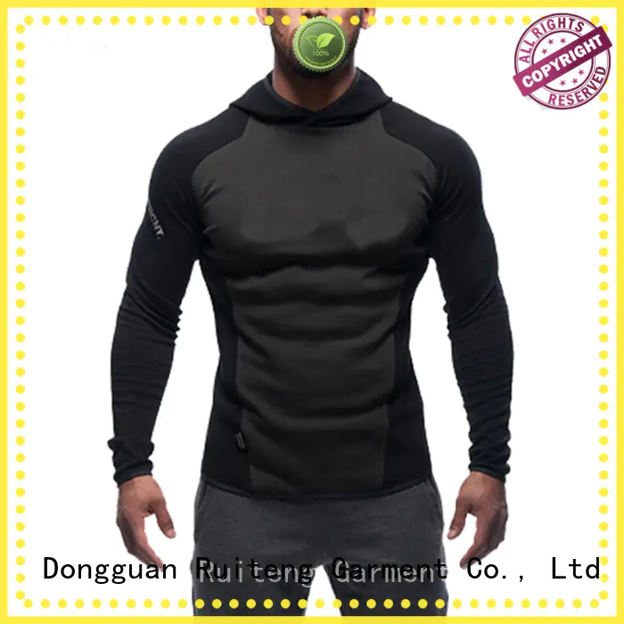 Ruiteng half stylish hoodies factory price for sports